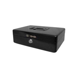 Wedo 703 sort Pengekasse med mntbakke - nglels - 25x18x9cm