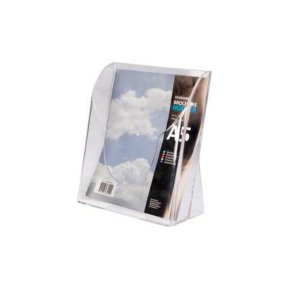 Büngers Brochureholder - A5 - klar - ydre ml 19,7x16,5x8,5 cm