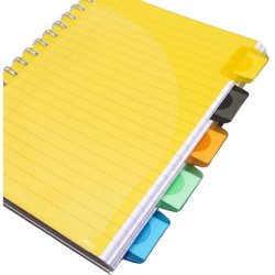 B&uuml;ngers 5Pad blok - A4 Index - Linjeret og kvadreret - 125 ark blok med spiralryg