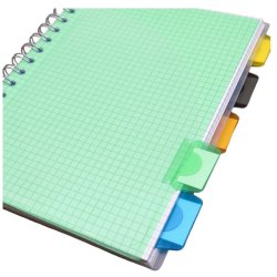 B&uuml;ngers 5Pad blok - A4 Index - Linjeret og kvadreret - 125 ark blok med spiralryg