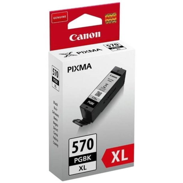 Canon PGI-570PGBK XL - original blkpatron - hjt udbytte - Sort