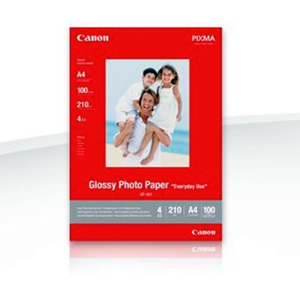 Canon GP-501 - Fotopapir - A4 - Glossy - 200g - 100 ark.