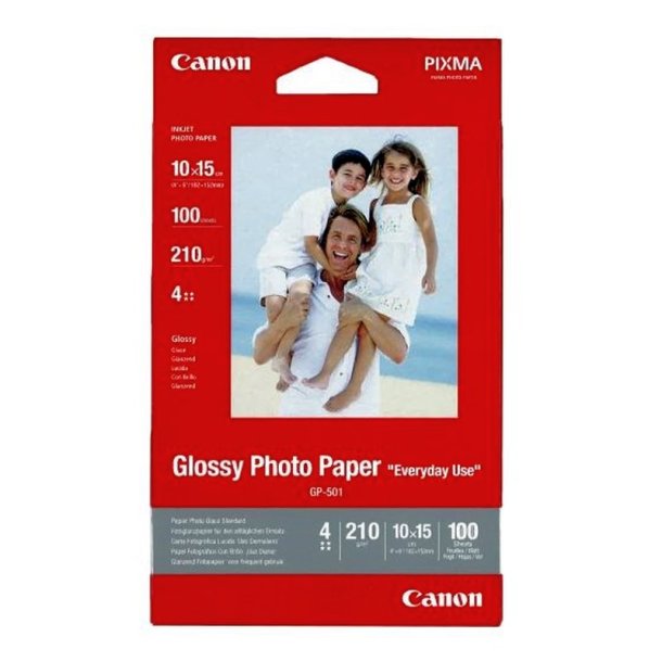 Canon GP-501 - Fotopapir - 10x15 cm - Glossy - 200g - 100 ark.