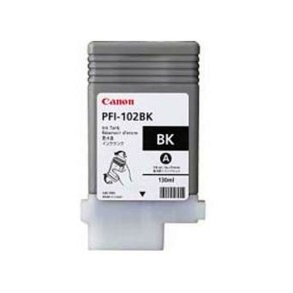 Canon PFI-102BK - bl�kpatron - 130ml - original - sort