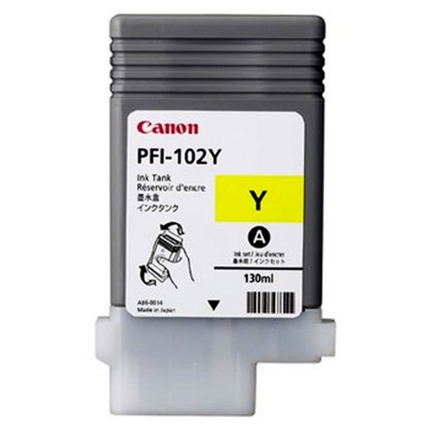 Canon PFI-102Y - blkpatron - 130ml - original - Yellow