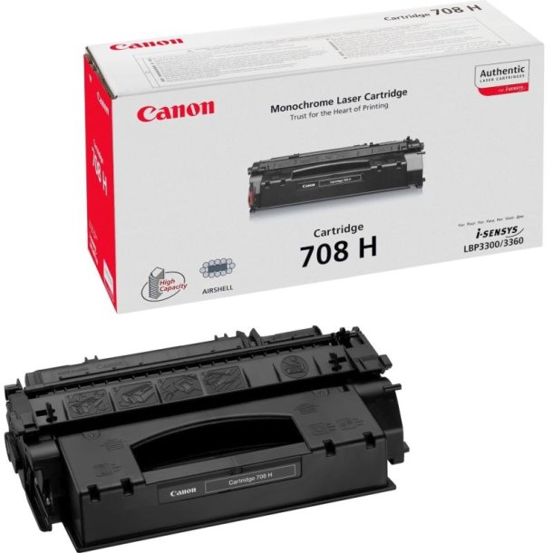 Canon CRG-708BKH - original tonerpatron - hjt udbytte - Sort