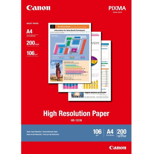 Canon HR-101 - Belagt - A4 papir - 106g/m - 200 ark papir