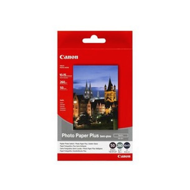 Canon SG-201 - Fotopapir - 10x15 cm - Plus Semigloss - 260g -50 ark.