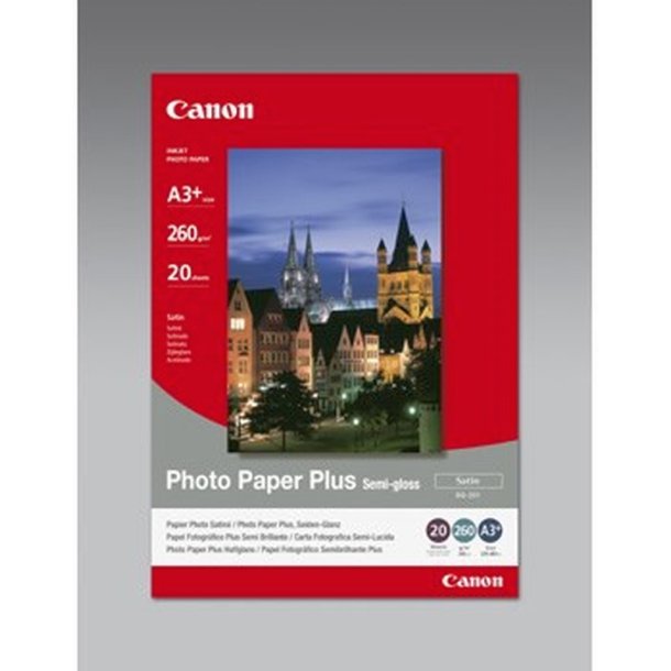 Canon SG-201 - Fotopapir - A3+ - Plus Semigloss - 260g - 20 ark.