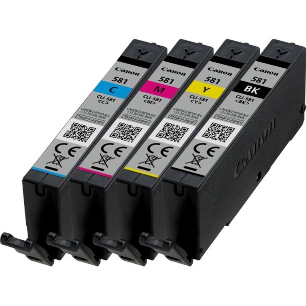 Canon CLI-581 - Multipack - blkpatron - 5,6ml - original - sort, Cyan, Magenta, Yellow