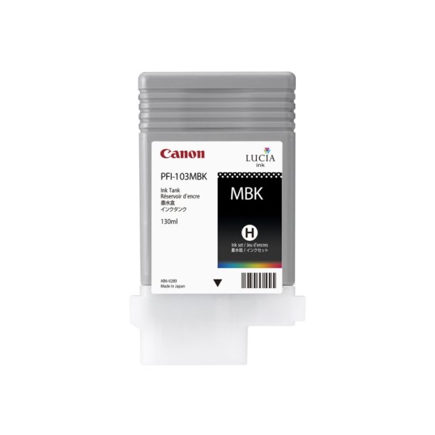 Canon PFI-103MBK - 130ml - blkpatron - original - Sort