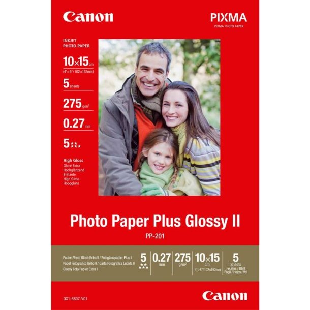 Canon 2311B053 - fotopapir - 10x15 cm - Ultra-Glossy - 260g - 5 ark.