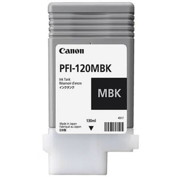 Canon PFI-120MBK - blkpatron - original - Mat sort