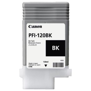 Canon PFI-120BK - bl�kpatron - Pigmentbaseret - original - sort