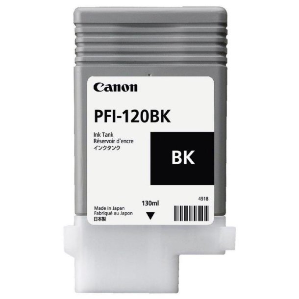 Canon PFI-120BK - blkpatron - Pigmentbaseret - original - sort