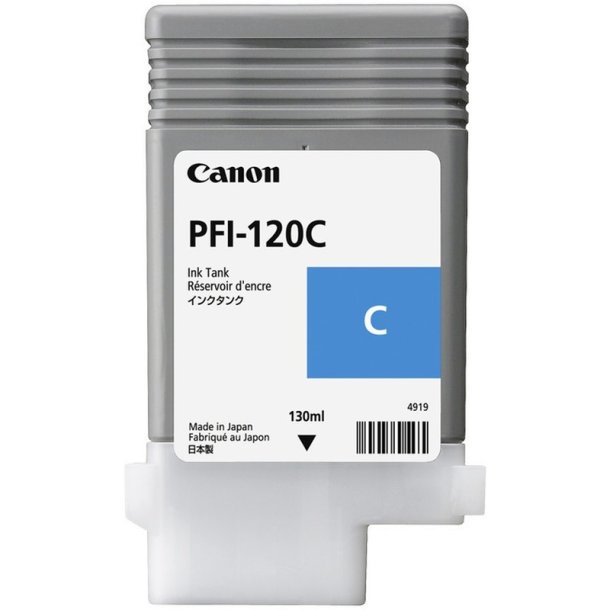 Canon PFI-120C - blkpatron - Farvebaseret - original - Cyan