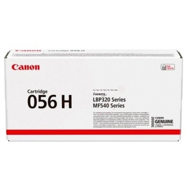 Canon 056H - original tonerpatron - Hjt udbytte - Sort