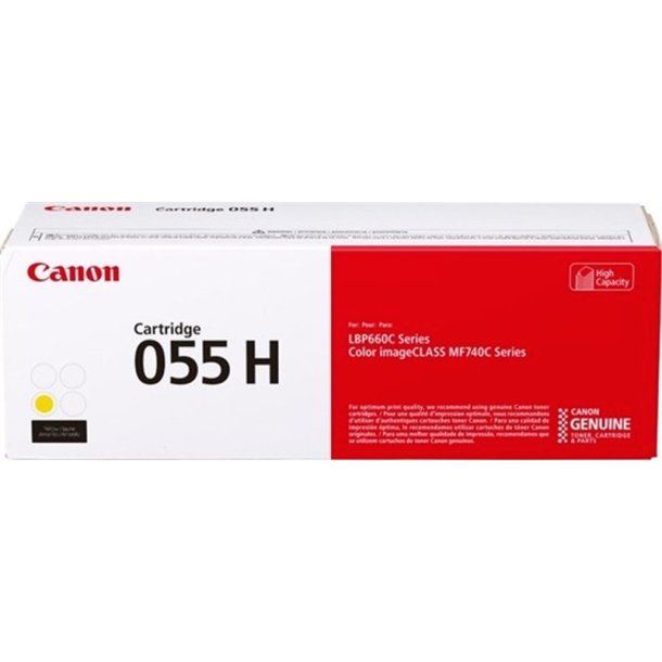 Canon 055HY - original tonerpatron - hjt udbytte - Yellow