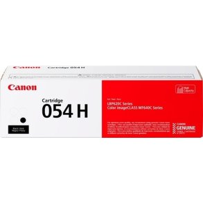 Canon 054HBK - original tonerpatron - h�jt udbytte - Sort