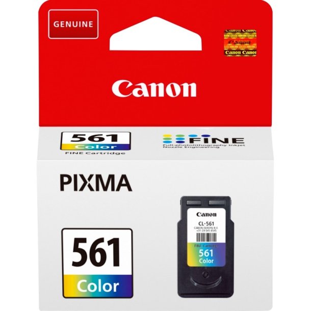 Canon CL-561 - blkpatron - original - Cyan, Magenta, Yellow