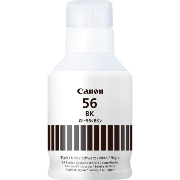 Canon GI-56BK - blkbeholder - 105ml - original - Sort