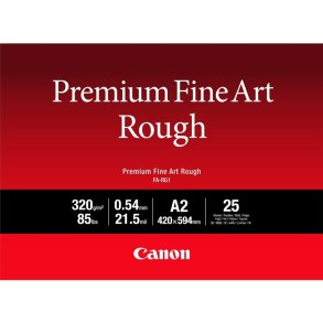 Canon A2 Premium FA-RG1 - Bomuld - grov - 420mm x 594mm - 320 g/m² - 25 ark fint kunsttrykpapir 