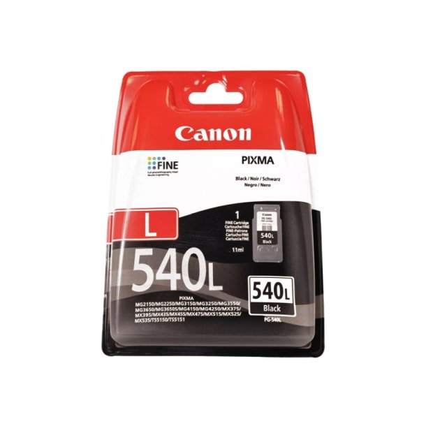 Canon PG-540L - blkpatron - 11ml - original - Sort