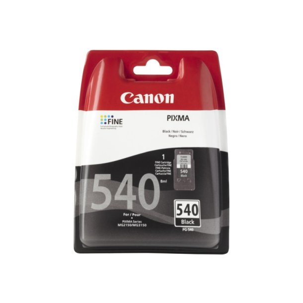 Canon PG-540 - blkpatron - original - 8ml - Sort