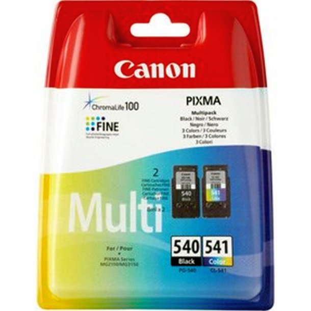 Canon PG-540/CL-541 Multipack - blkpatron - 2 stk. - original - sort, Cyan, Magenta, Yellow