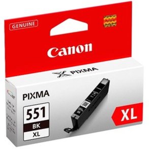 Canon CLI-551BK - XL - original bl�kpatron - h�jt udbytte - Foto sort