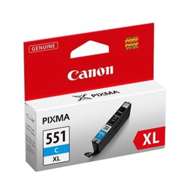 Canon CLI-551C - XL - original blkpatron - hjt udbytte - Foto cyan