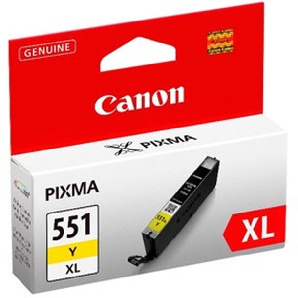 Canon CLI-551Y - XL - original blkpatron - hjt udbytte - Yellow