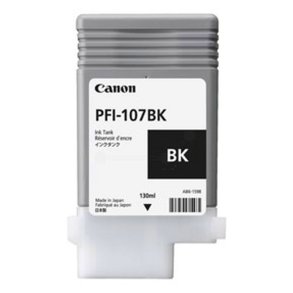 Canon PFI-107BK - bl�kpatron - Pigmentbaseret - original - sort
