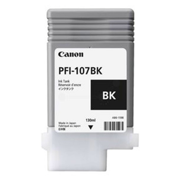 Canon PFI-107BK - blkpatron - Pigmentbaseret - original - sort