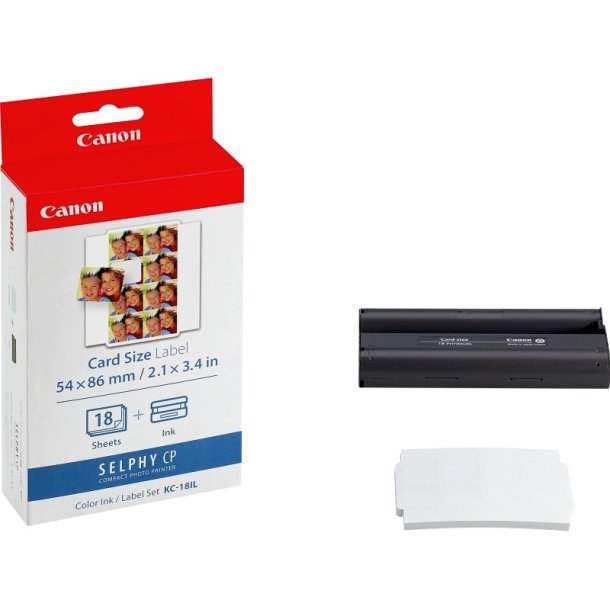 Canon KC-18IL - 17.3x22 mm printpatron (papirkit) - for Canon Selphy CP