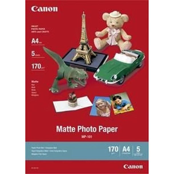 Canon MP-101 - fotopapir - A4 - Matte - 170g - 5 ark.