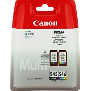Canon PG 545/CL-546 Multipack - bl�kpatron - original - sort, Cyan, Magenta, Yellow