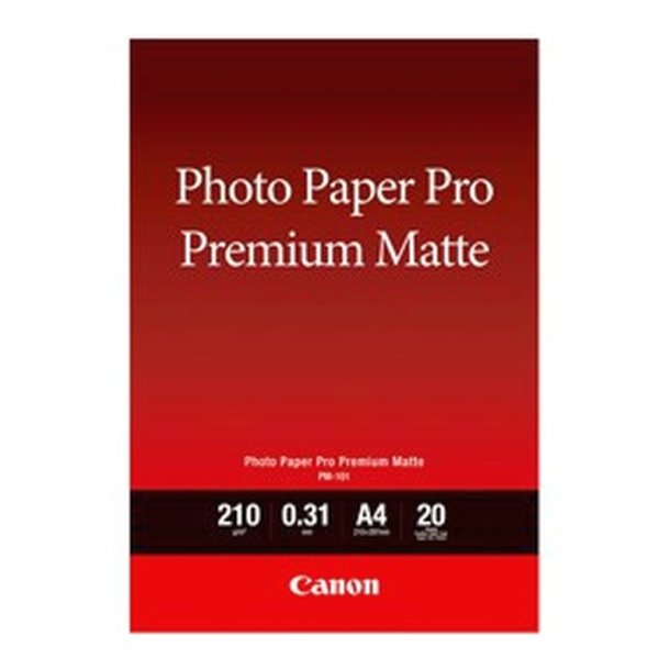 Canon PM-101 - Fotopapir - A4 - Premium Matt - 210g - 20 ark.