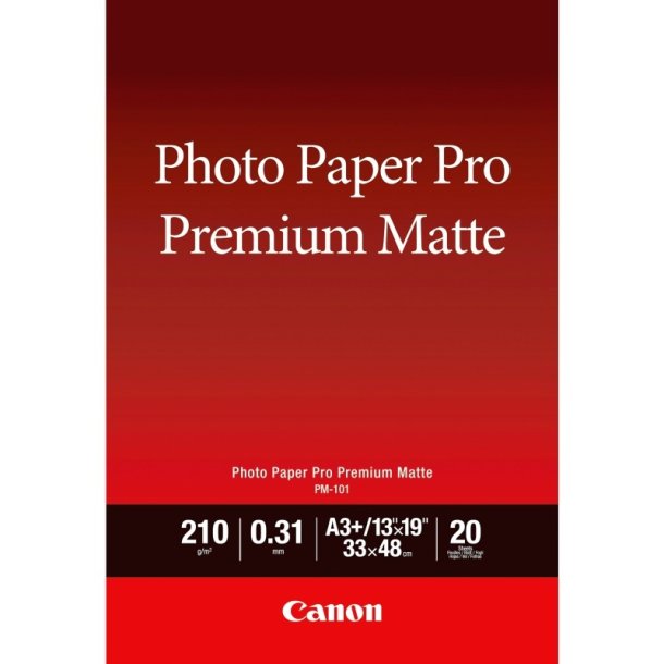 Canon 8657B007 - fotopapir - A3+ - Glat Matte - 210g - 20 ark.