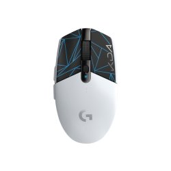 Logitech G G305 mus - optisk - 6 knapper - trdls - Lightspeed - trdls modtager (USB) - hvid