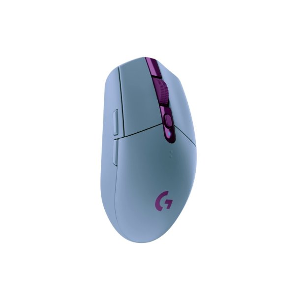 Logitech G G305 mus - optisk - 6 knapper - trdls - Lightspeed - trdls modtager (USB) - lilla