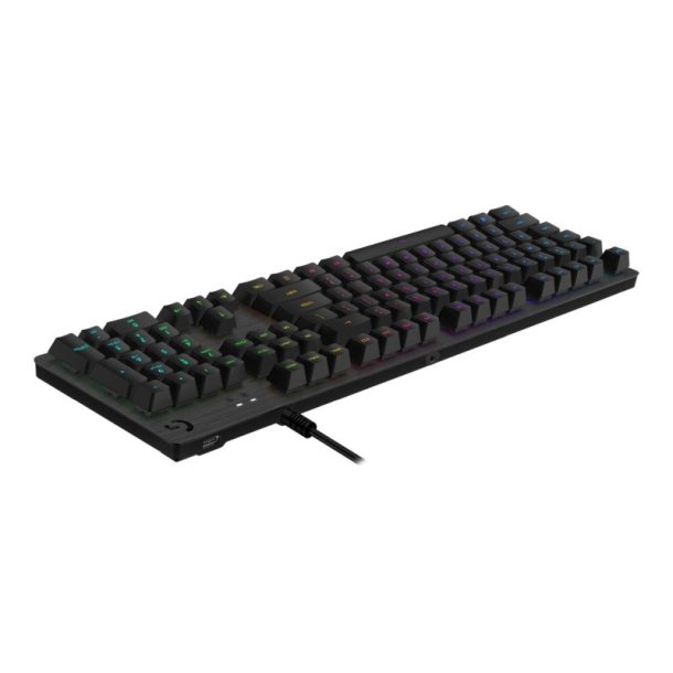 Logitech Gaming G513 tastatur - bagbelyst - USB - Nordisk tastkontakt: GX Brown Taktile - kulsort