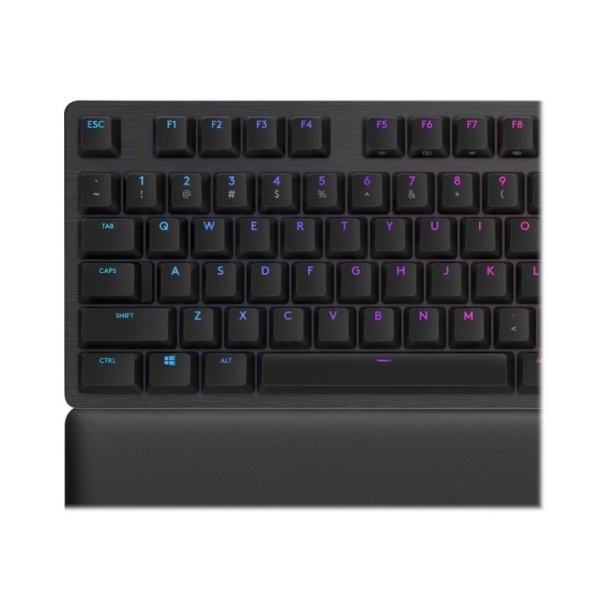 Logitech Gaming G513 tastatur - bagbelyst - USB - Nordisk tastkontakt: GX Brown Taktile - kulsort