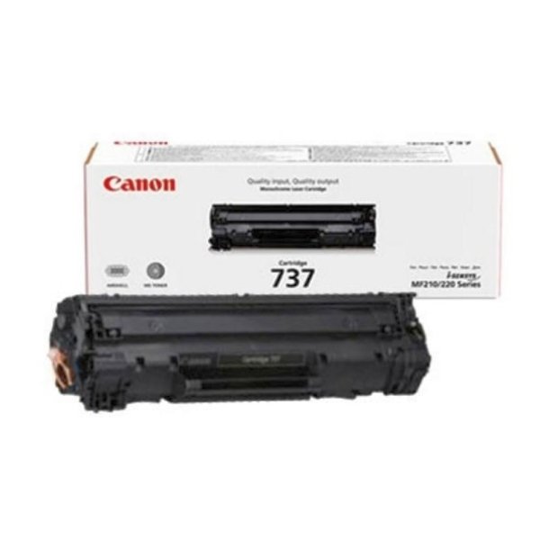 Canon 737 - original tonerpatron - Sort