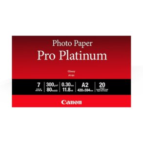 Canon A2 Fotopapir Pro Platinum 1107C - Glat Glossy - 420mm x 594mm - 300 g/m² - 20 ark fotopapir
