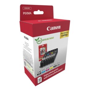 Canon PGI-530/CLI-531 - bl�kpatroner - original + fotopapir