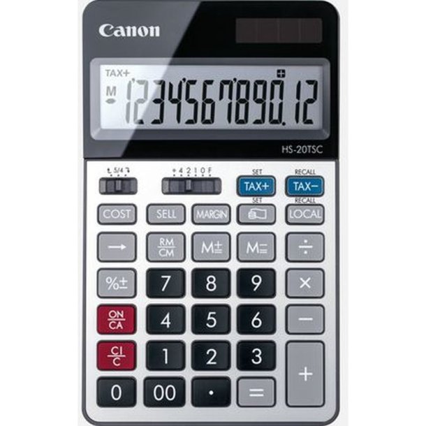 Canon Desktop Regnemaskine HS-20TSC - Financial calculator - Batteri/Solar