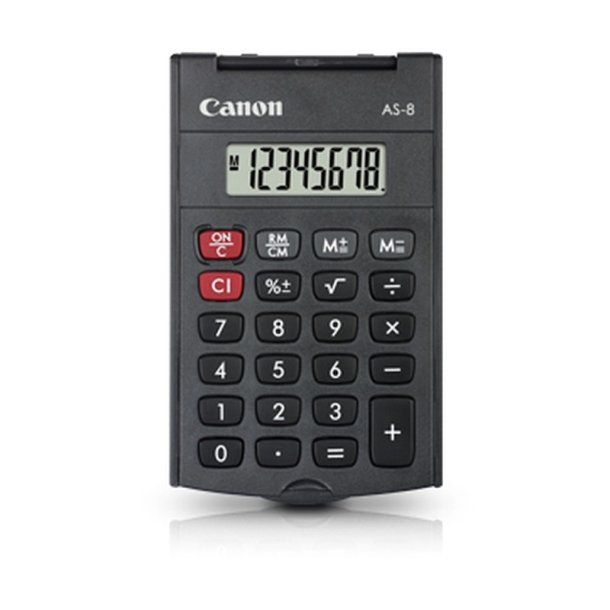 Canon Lomme Regnemaskine AS-8 - Basis calculator - Batteri