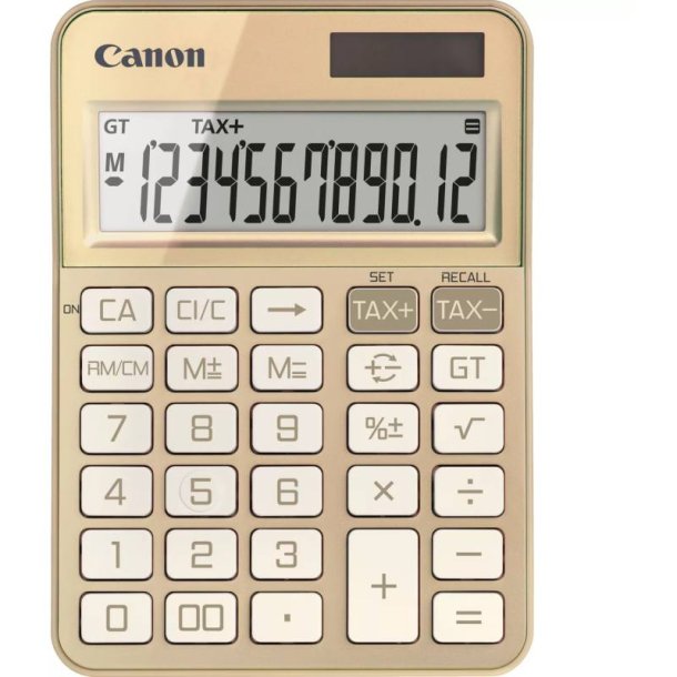 Canon Desktop Regnemaskine KS-125KB - Basis calculator - Batteri/Solar
