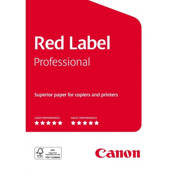 Canon Red Label Professional FSC papir A3 - 250 ark - Hvid